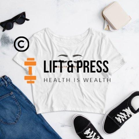 Womans not so Basic  CropTee