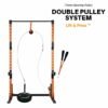 top and bottom cable pulley system